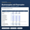 Businessplan mit Finanzplan – Excel-Vorlage