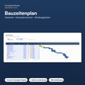 Bauzeitenplan (Gantt) – Excel-Vorlage