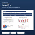 Loan Pro – Dashboard der Excel-Vorlage