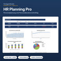 HR Planning Pro – Dashboard der Excel-Vorlage