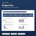 Project Pro – Dashboard der Excel-Vorlage