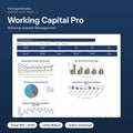 Working Capital Pro – Dashboard der Excel-Vorlage