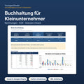 Buchhaltung für Kleinunternehmer Excel-Vorlage – Übersicht mit Gewinn und offenen Rechnungen
