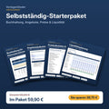 Selbstständig-Starterpaket – Buchhaltung, Angebotskalkulator, Stundensatz-Rechner und Liquiditätsplanung